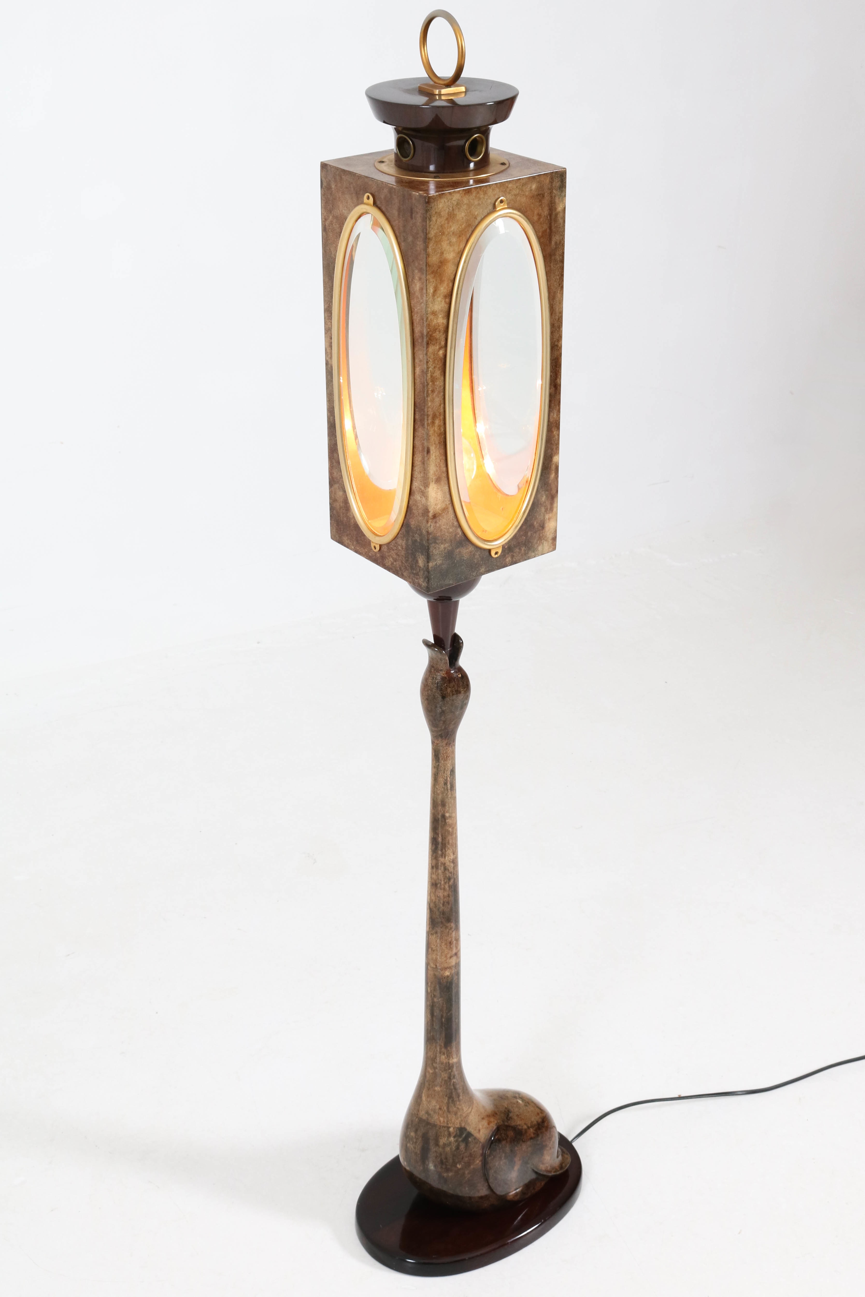 Italian Mid Century Modern Floor Lamp By Aldo Tura 1950s Italian Mid Century Modern Floor Lamp By Aldo Tura 1950s Amsterdam Modernism